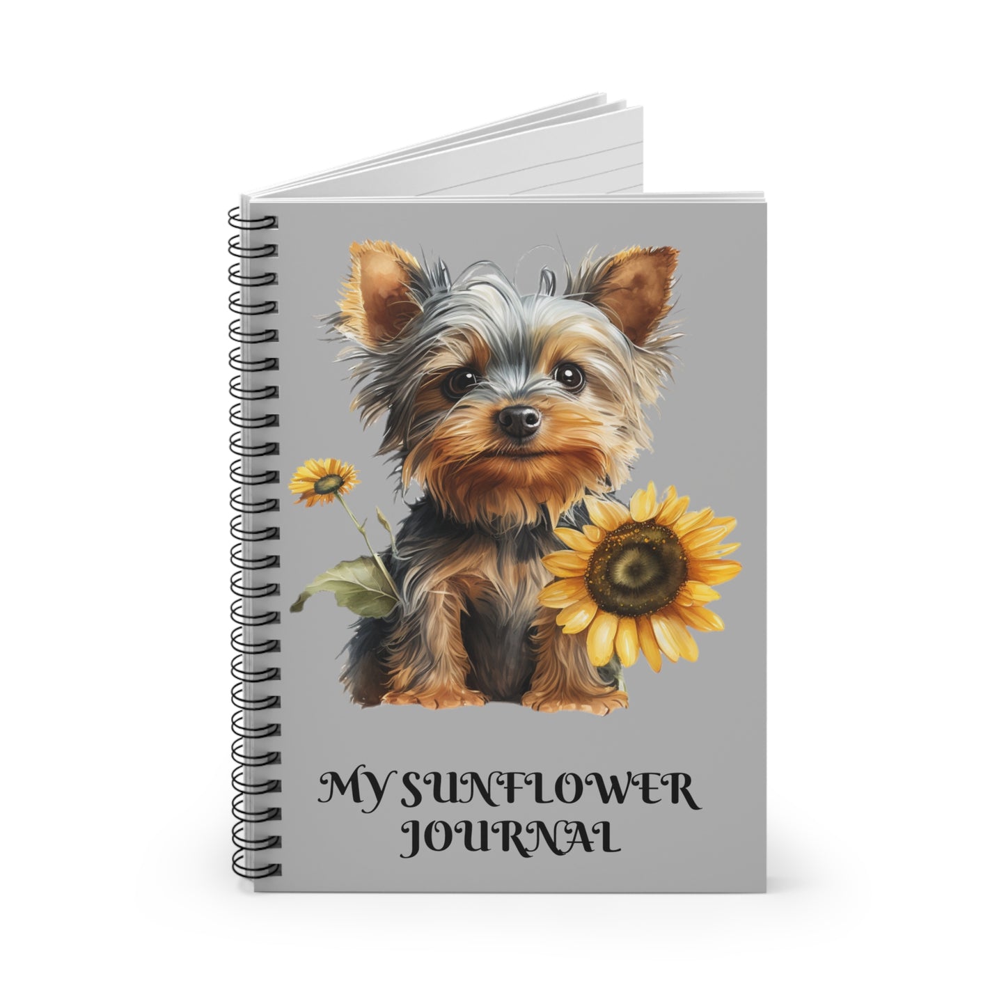 Yorkshire Terrier Spiral Notebook - Ruled Line