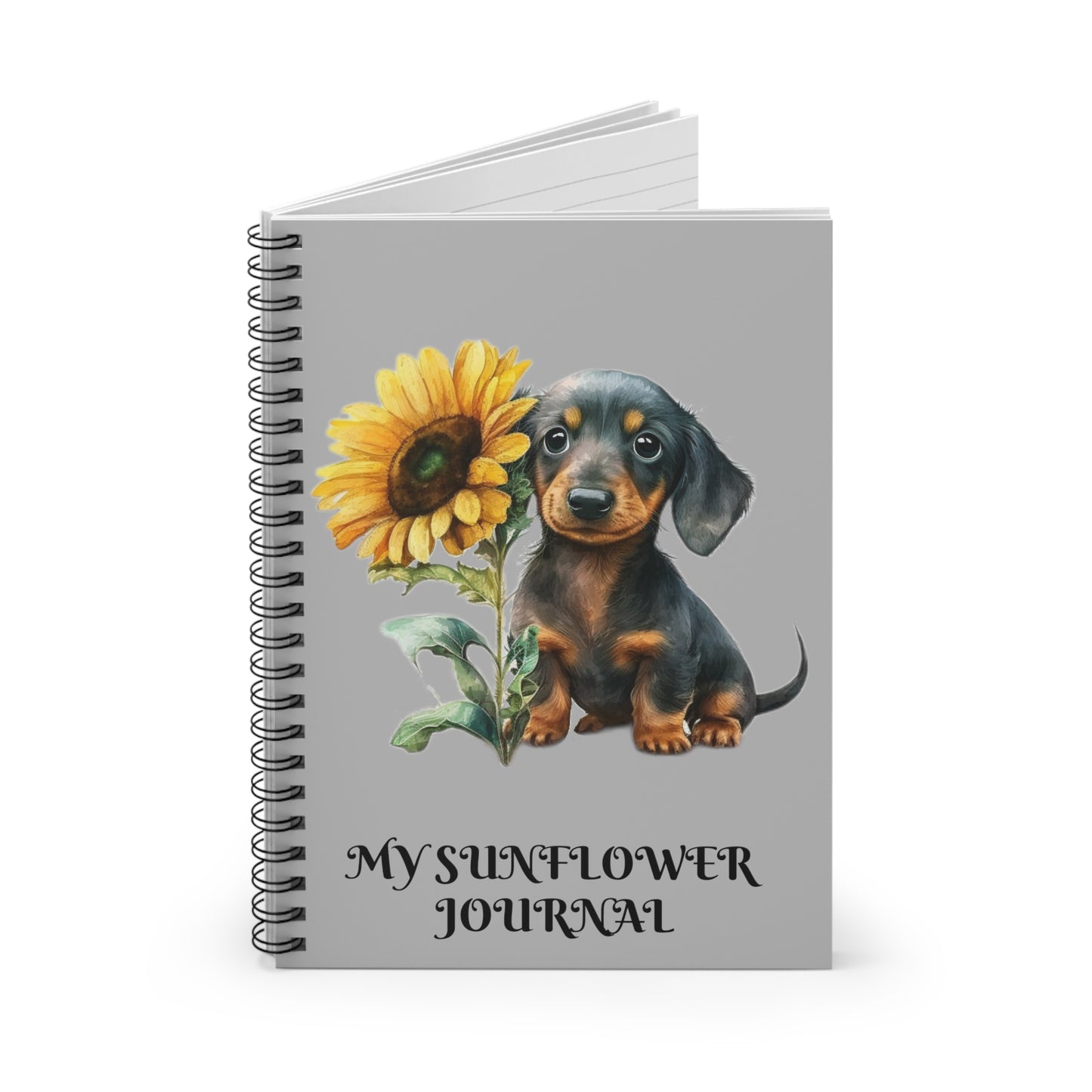 Dachshund Spiral Notebook - Ruled Line