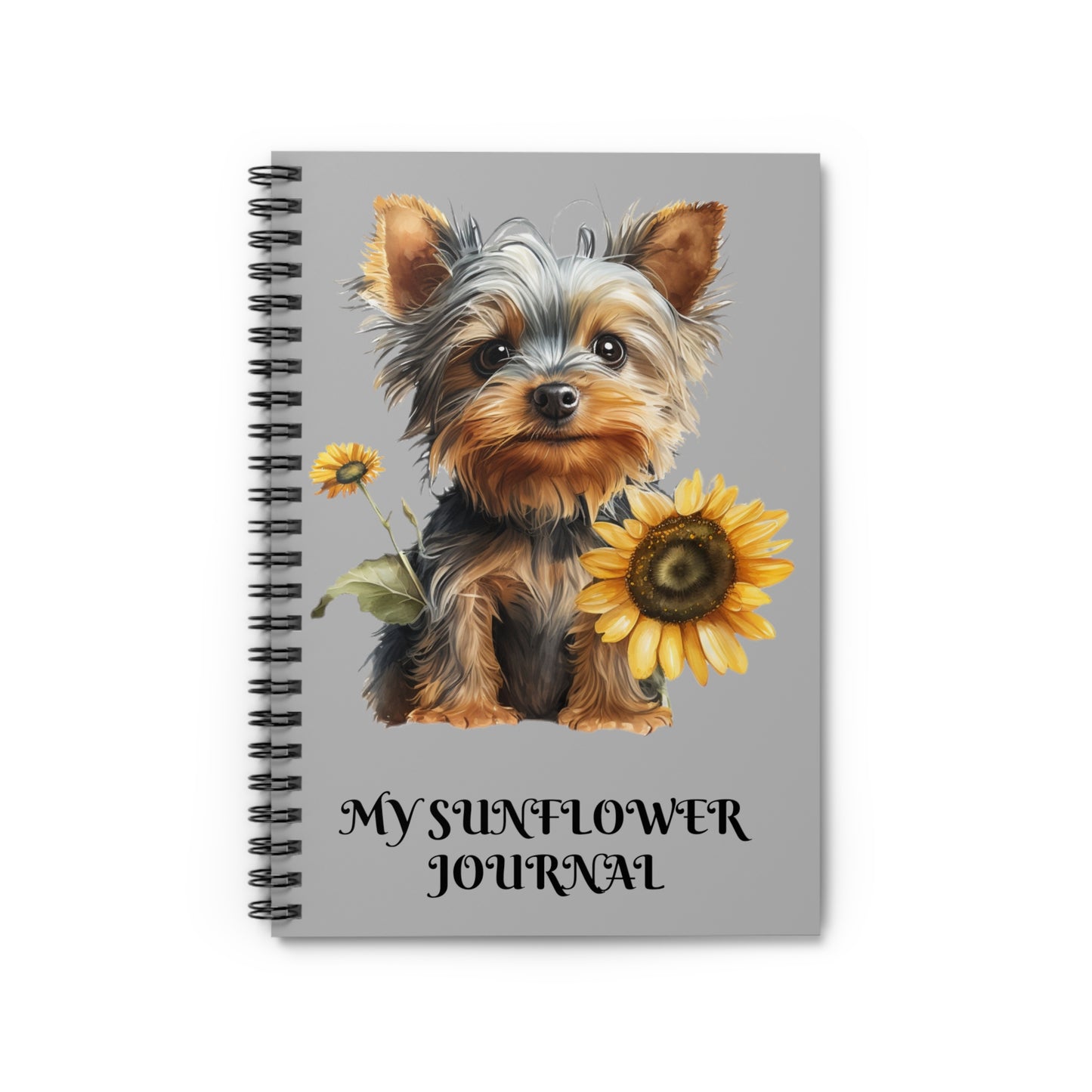 Yorkshire Terrier Spiral Notebook - Ruled Line