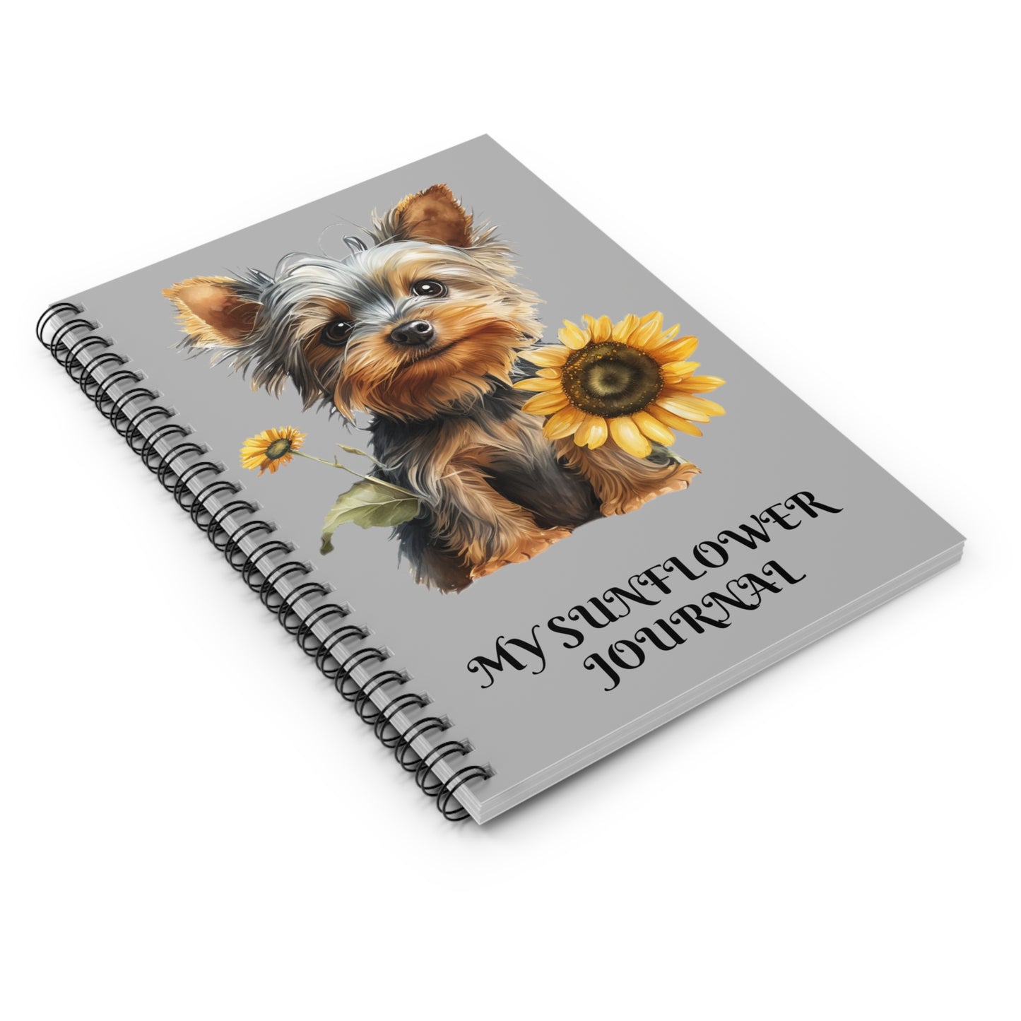 Yorkshire Terrier Spiral Notebook - Ruled Line