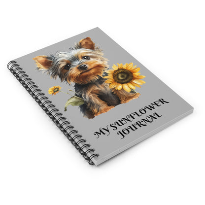 Yorkshire Terrier Spiral Notebook - Ruled Line