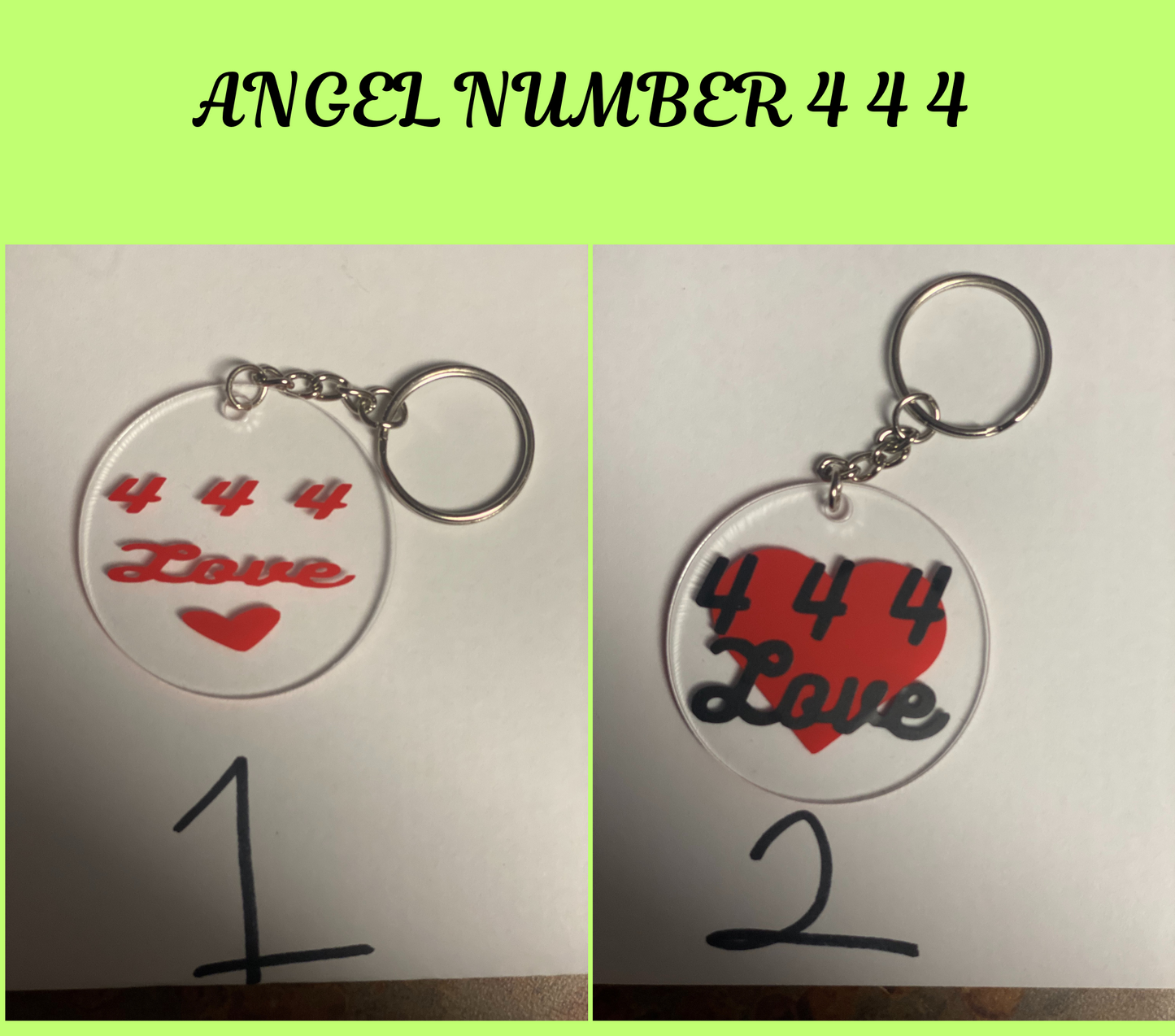 Angel Number Keychains