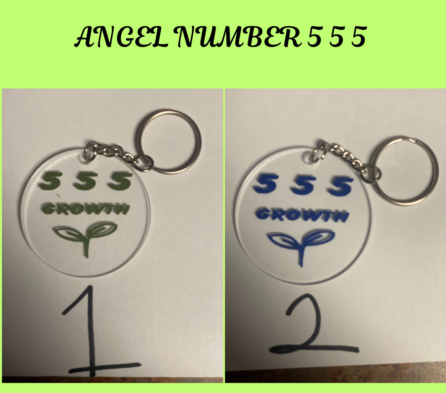 Angel Number Keychains