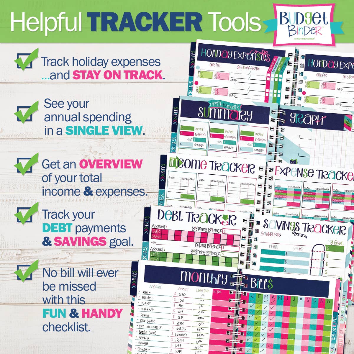 Budget Binder™ Bill Tracker Financial Planner