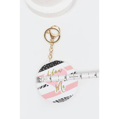 Love Theme Pocket Mirror Keychain