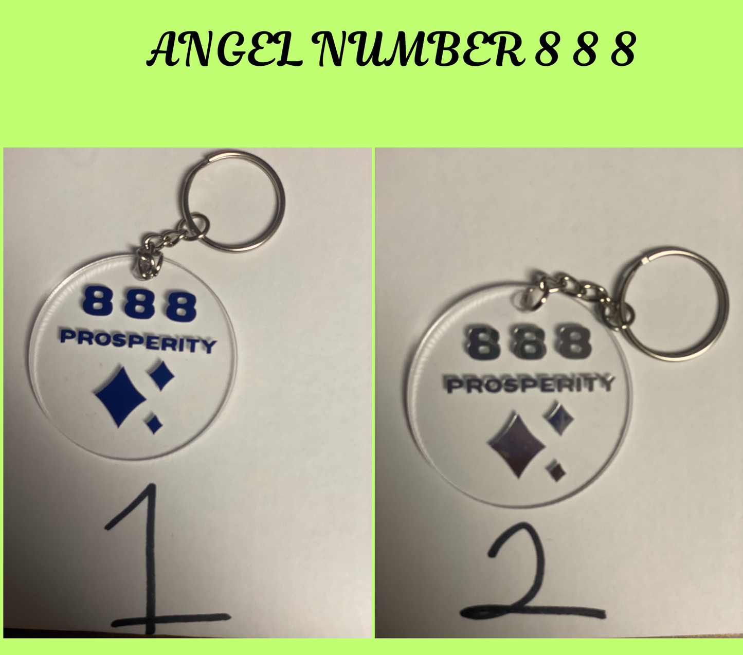 Angel Number Keychains