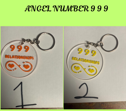 Angel Number Keychains