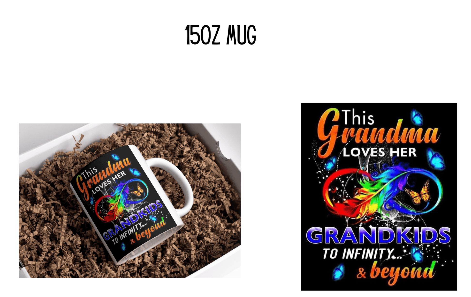 Grandma Loves Grandkids Mug - ATouchByShaDesigns