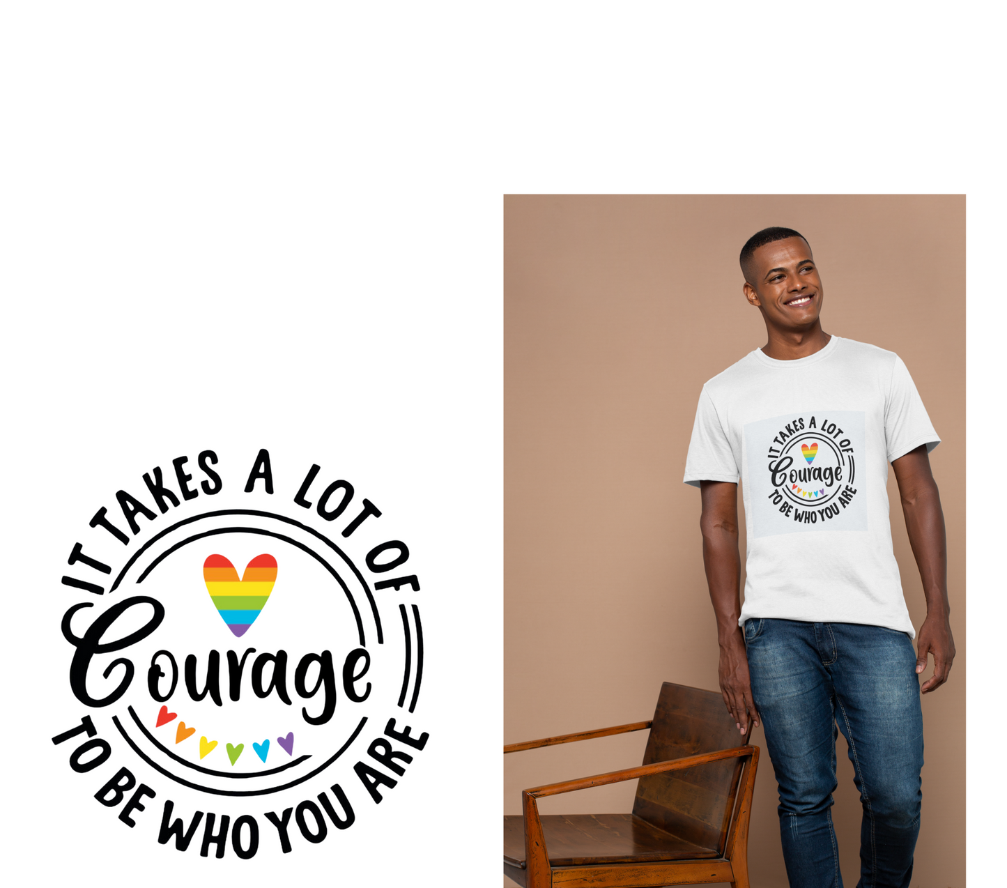 LBGTQ+ Courage T-Shirt