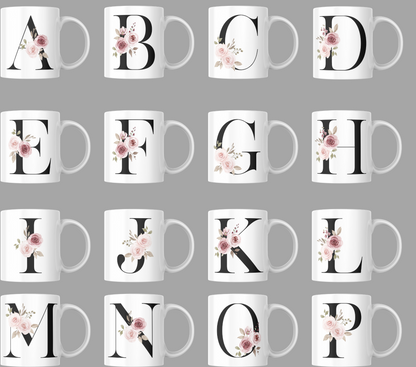 Letter Initial For Mugs