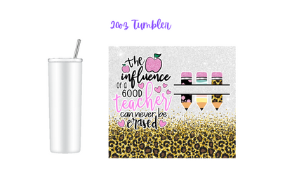 Teacher appreciation tumbler