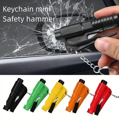 Escape Hammer/Seatbelt Cutter Keychain